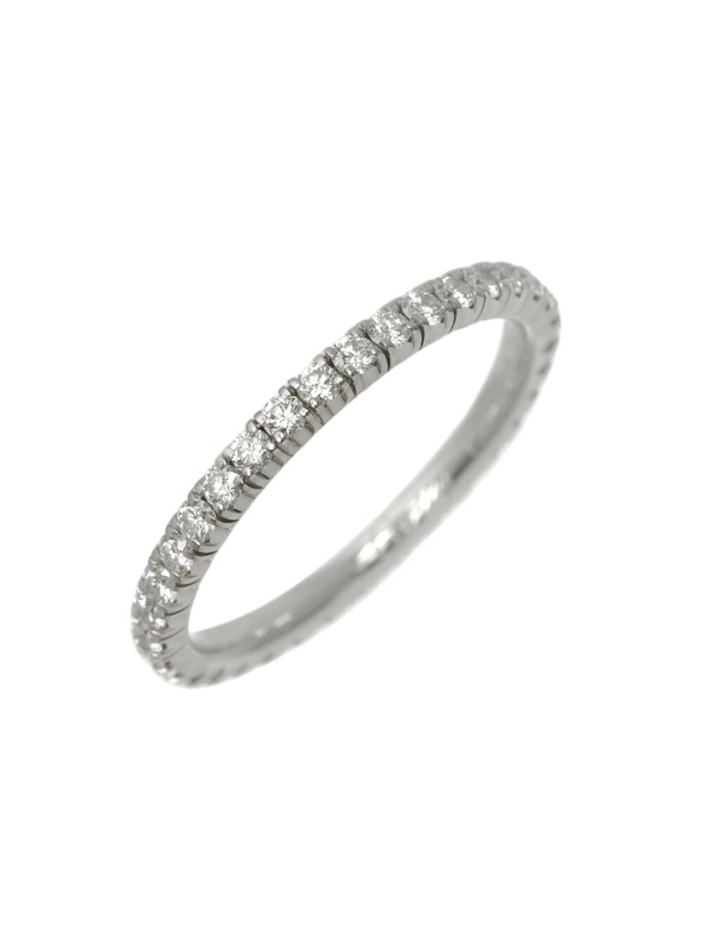 Cartier Etincelle 49 Ring Full Diamond 18k White Gold 750